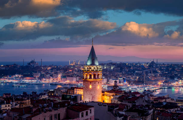 Istanbul view in the evening.
