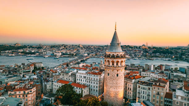 Istanbul view in sunset.